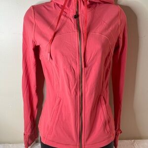 lululemon athletica Vibrant Pink Zip-Up Hoodie